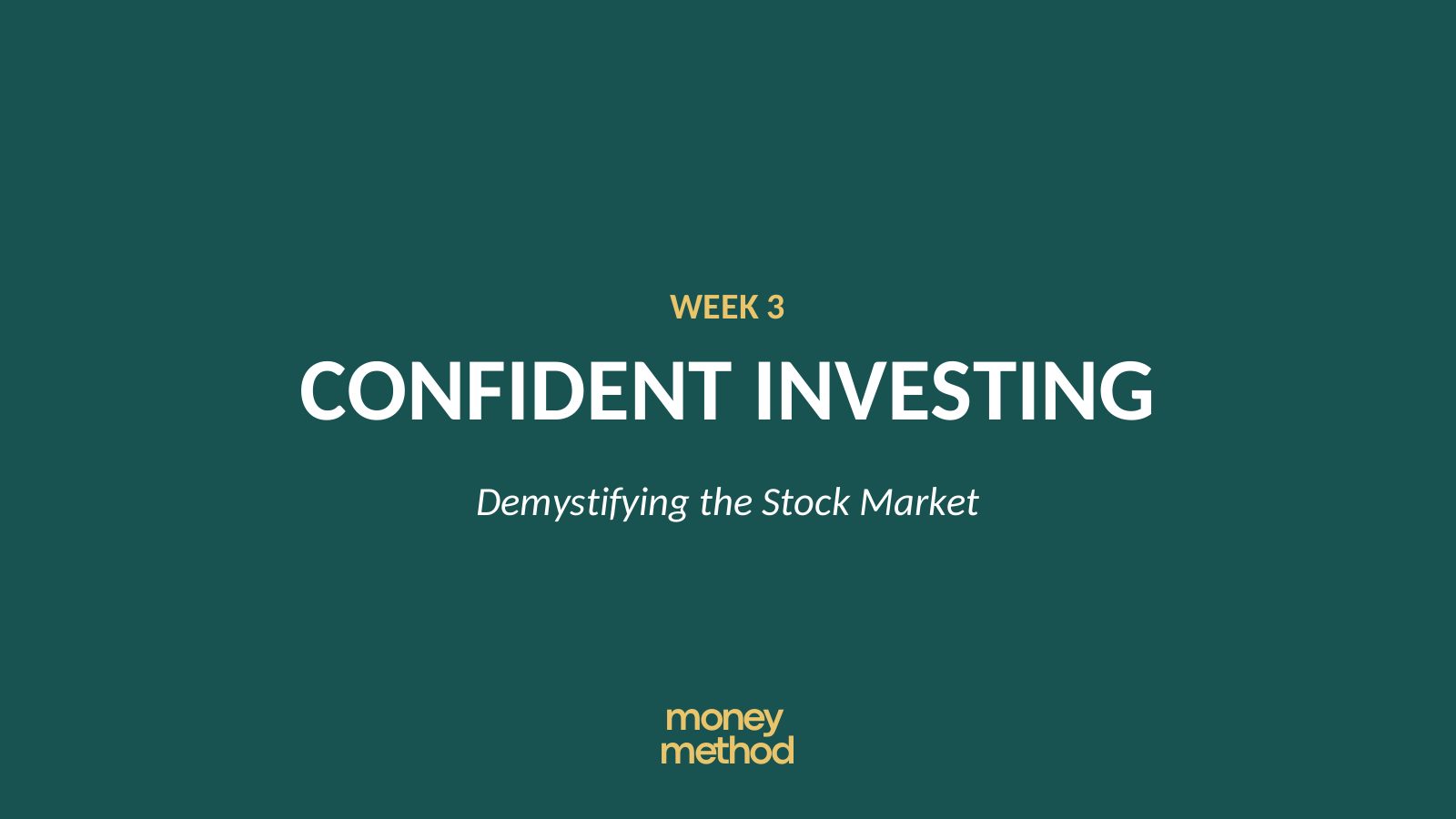 Week 3 slide